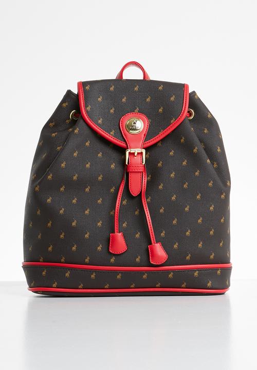 ralph lauren red backpack