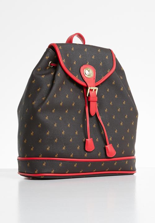 POLO - Ascot backpack - brown & red