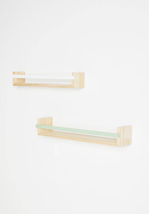 H&S - Display rack - green & white 