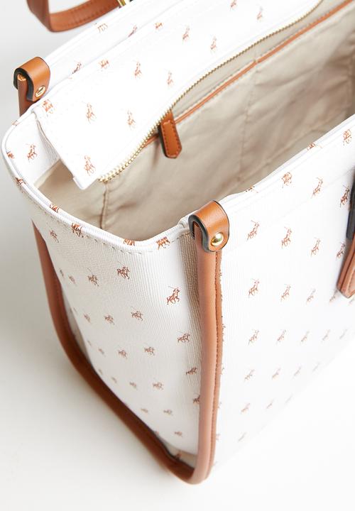 POLO - Ascot tote - white