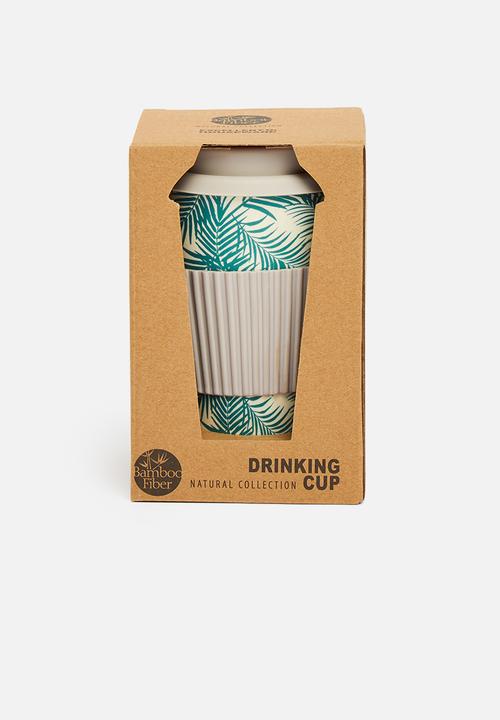 Excellent Houseware - Bamboo mug - grey
