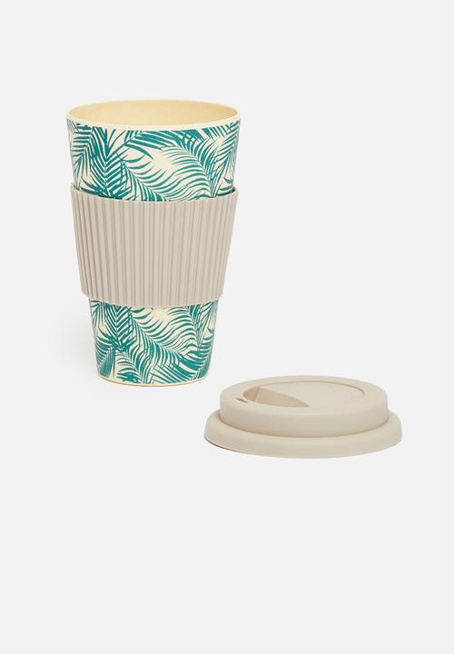 Excellent Houseware - Bamboo mug - grey