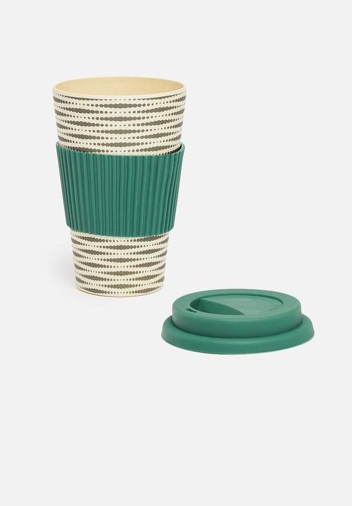 Excellent Houseware - Bamboo mug - green