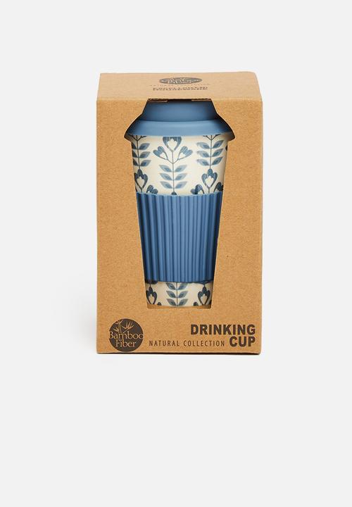 Excellent Houseware - Bamboo mug - blue