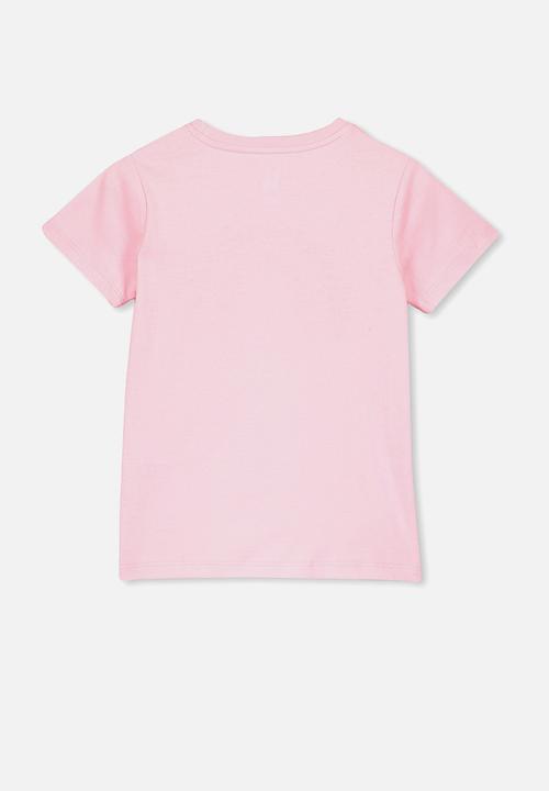 Cotton On - Stevie short sleeve embellished tee - pink