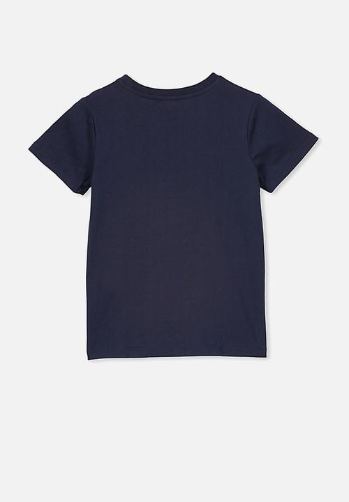 Cotton On - Stevie short sleeve embellished tee - navy 