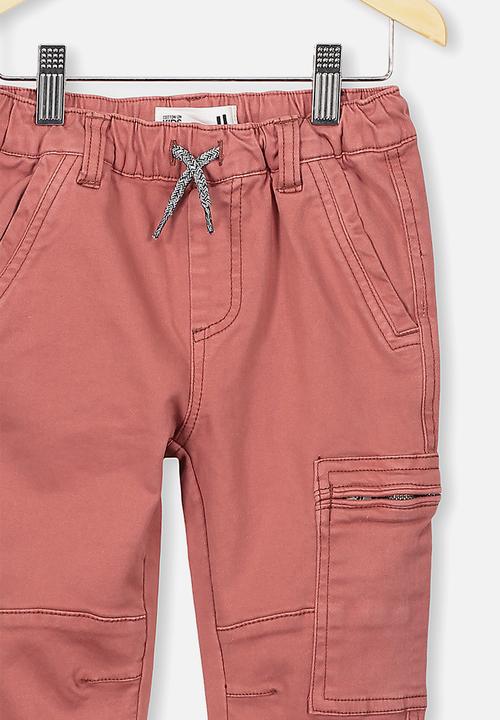 Cotton On - Commander cargo pant - henna