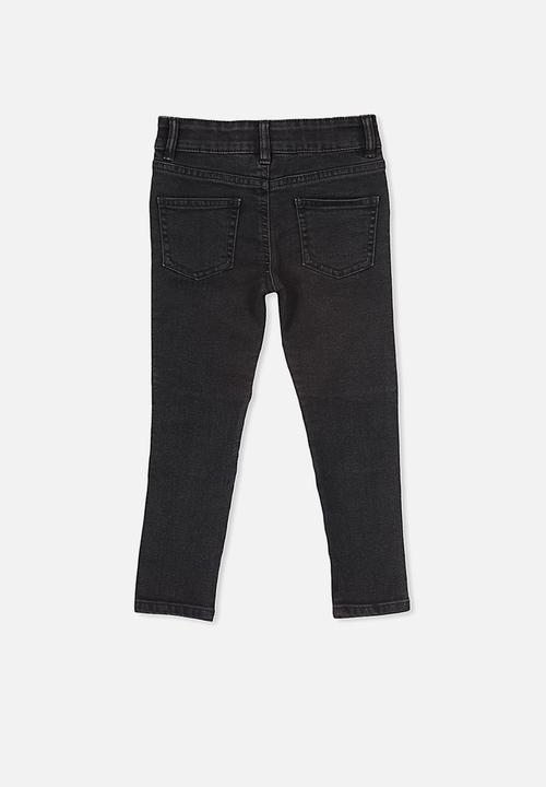 Cotton On - Carrie moto jean - washed black