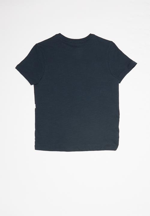 Rebel Republic - Boys printed tee - navy