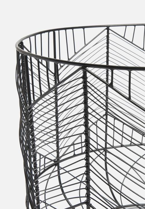 Sixth Floor - Harlow storage basket - black