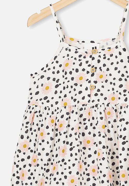 Cotton On - Mackenzie sleeveless dress - dark vanilla
