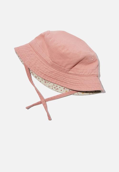 Cotton On - Reversible bucket hat - old rose daisy