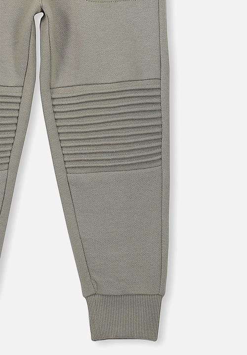 Cotton On - Heritage trackpants - silver sage