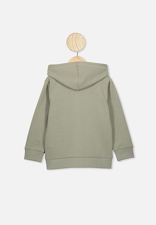 Cotton On - Sunny zip through hoodie - silver sage