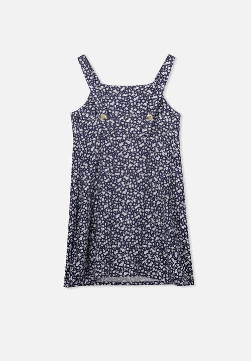 Free by Cotton On - Pini dress - navy & white 
