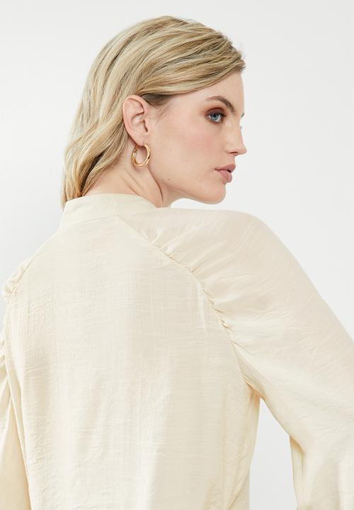Vero Moda - Stella long sleeve top - neutral