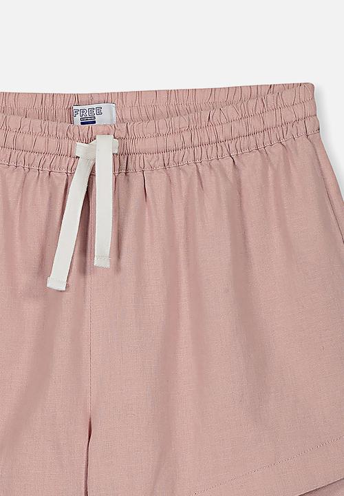 Free by Cotton On - Willow woven short - pink