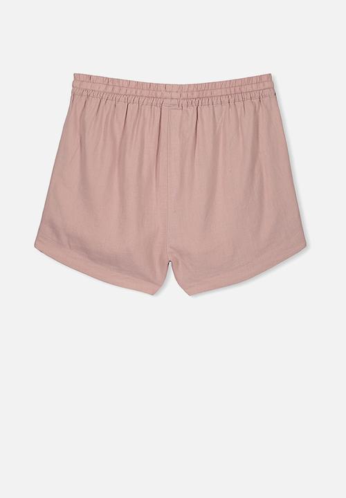 Free by Cotton On - Willow woven short - pink