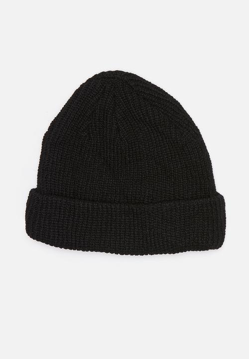 Superbalist - Turn up beanie - black