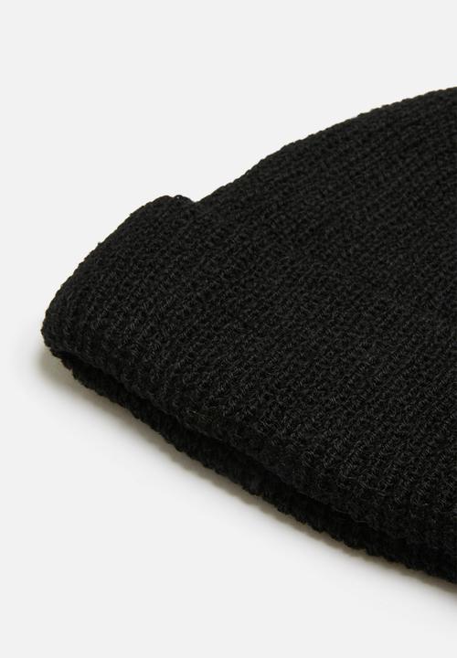 Superbalist - Turn up beanie - black