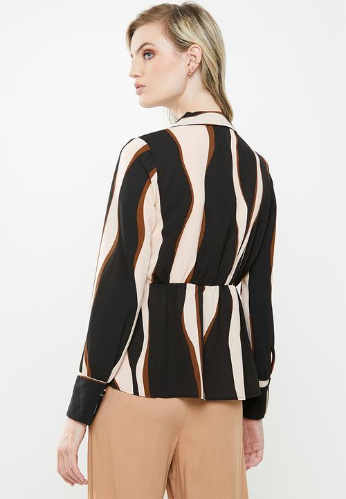 Vero Moda - Fidela wrap top - multi
