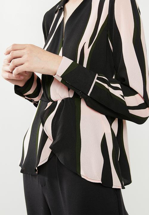 Vero Moda - Fidela wrap top - multi