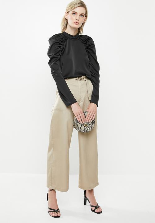 Vero Moda - Jarrow long sleeve blouse - black