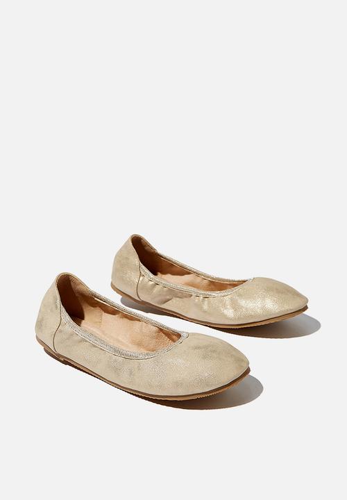Cotton On - Primo ballet flats - matte gold shimmer