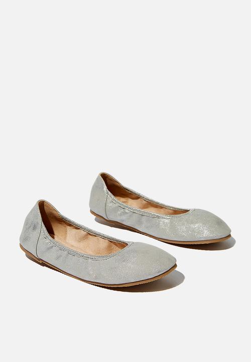 Cotton On - Primo ballet flats - matte silver shimmer