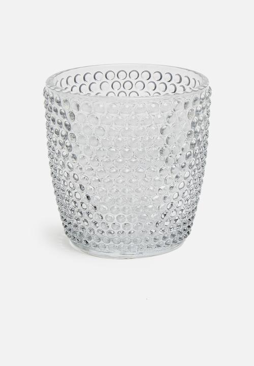 H&S - Bubble tealight holder set of 3 - multi