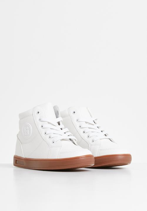 Pop Candy - Lace hi top sneaker - white