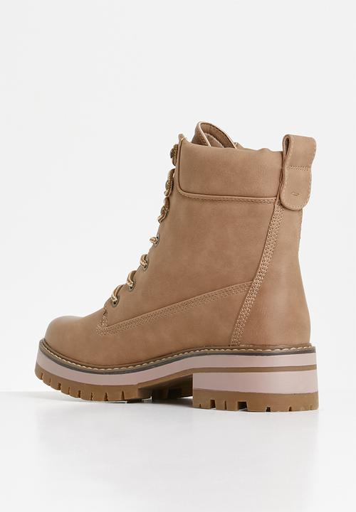 Miss Black - Fox 2 boot - pink