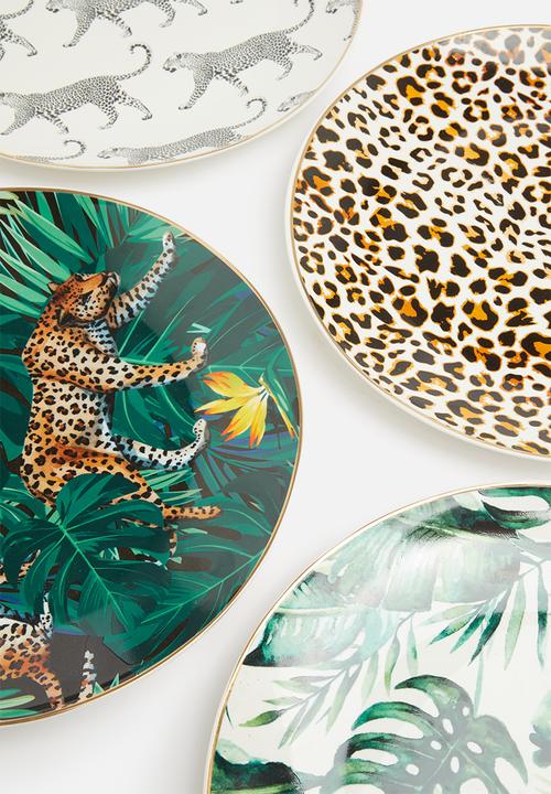 Excellent Houseware - Animal side plate set of 4 - multi