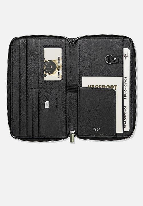 Typo - Rfid odyssey travel compendium - black & white 