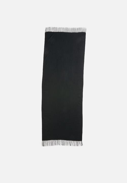 edit - Infinity scarf - black