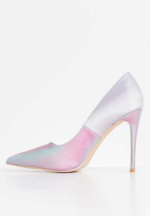 Miss Black - Threedee court - pink & blue 