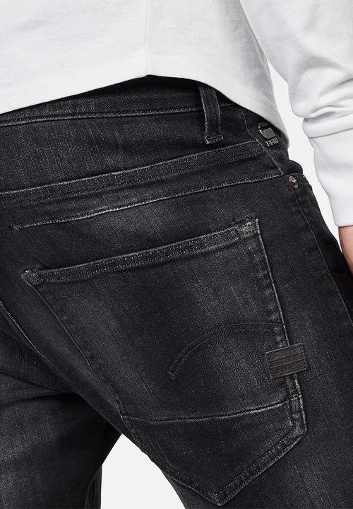 G-STAR - D-staq 5-pkt slim jeans -Elto black superstretch