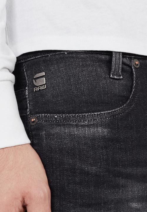 G-STAR - D-staq 5-pkt slim jeans -Elto black superstretch