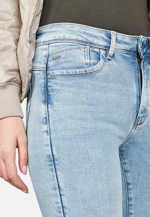 G-STAR - Lhana high super skinny stretch - blue