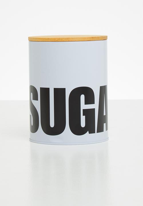Excellent Houseware - Storage tin set - neutral & white