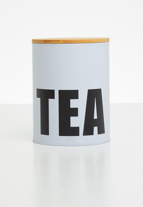 Excellent Houseware - Storage tin set - neutral & white