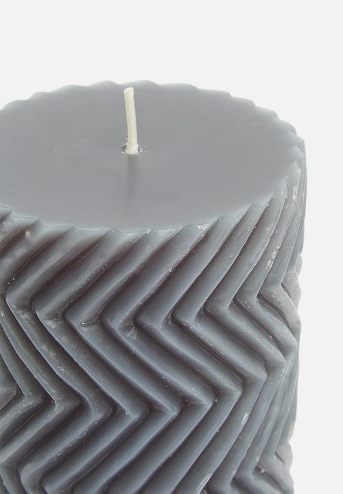 H&S - Prismatic candle - navy