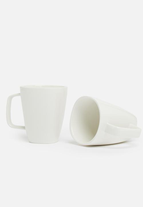 Excellent Houseware - Essence mug set of 4 - white