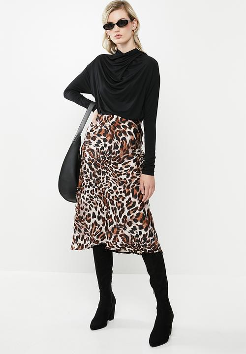 Vero Moda - Canice high neck top - black