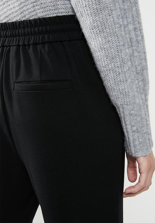 Vero Moda - Eva mr loose string pants - black