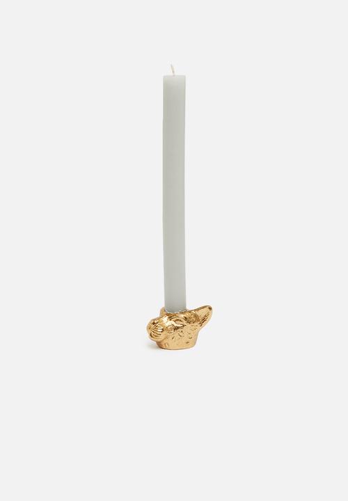 H&S - Animal dinner candle holder - jaguar