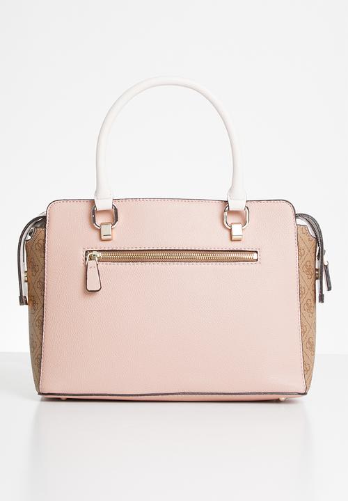 GUESS - Annarita girlfriend satchel - pink & brown