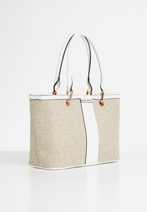 Pierre Cardin - Lilian top handle - white & beige 