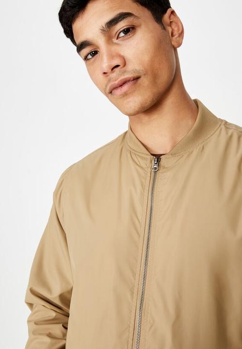 Cotton On - Resort bomber jacket - tan