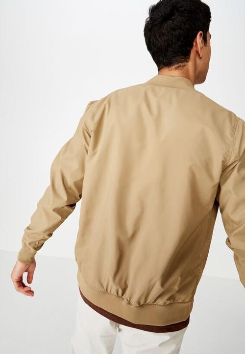Cotton On - Resort bomber jacket - tan